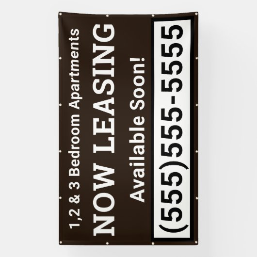 Aangepaste nu leasebanner spandoek (Verticaal)