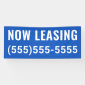 Aangepaste nu leasebanner spandoek (Horizontaal)