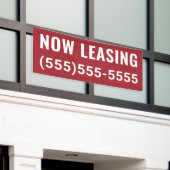 Aangepaste nu leasebanner spandoek (Buitenkant Gebouw)