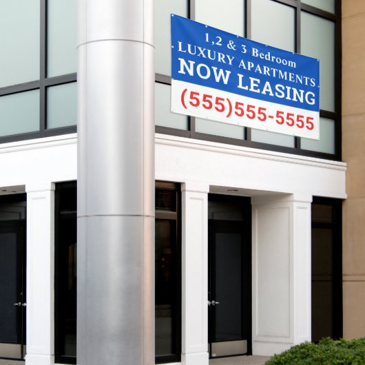 Aangepaste nu leasebanner spandoek (Buitenkant Gebouw)