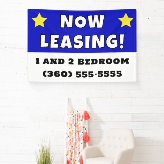 Aangepaste nu leasing spandoek (Insitu)