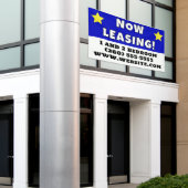 Aangepaste nu leasing spandoek (Buitenkant Gebouw)
