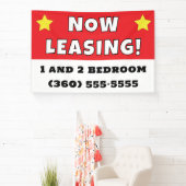 Aangepaste nu leasing spandoek (Insitu)