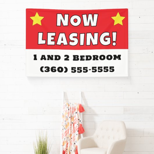 Aangepaste nu leasing spandoek (Insitu)