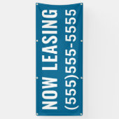 Aangepaste 'Nu verhuur'-banner Spandoek (Verticaal)