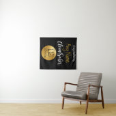 Aangepaste nuchtere verjaardag jubileum cadeau wan wandkleed (In Situ (horizontaal))