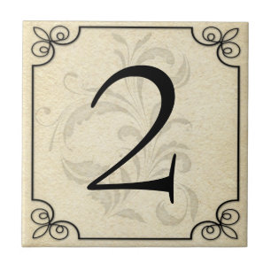 Aangepaste nummerbestanden tegeltje