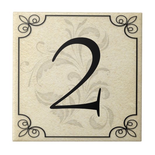 Aangepaste nummerbestanden tegeltje (Voorkant)