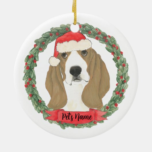 Aangepaste obligatiewoning keramisch ornament (Achterkant)