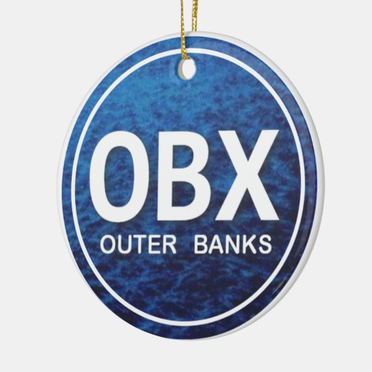 Aangepaste OBX Buitenbanken North Carolina Beach Keramisch Ornament (Links)