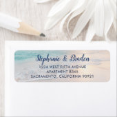 Aangepaste oceaangolven aanbinden Sunset Return Ad Etiket (Insitu)