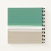 Aangepaste Ocean Beach House Square Gastenboek Notitieboek (Achterkant)