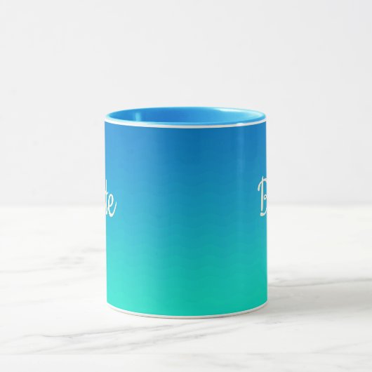 Aangepaste Ocean Waves Mok (Midden)