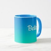 Aangepaste Ocean Waves Mok (Voorkant rechts)