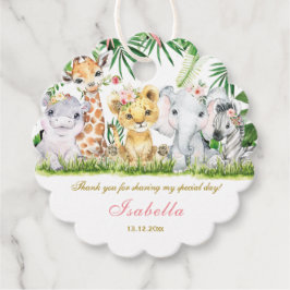 Aangepaste Oerwoud-baptisme en eersteklas labels