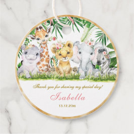 Aangepaste Oerwoud-baptisme en eersteklas labels