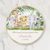 Aangepaste Oerwoud-baptisme en eersteklas labels (Voorkant)