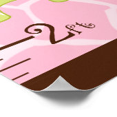 Aangepaste Oerwoud Jill Growth Chart #2 Poster (Hoek)