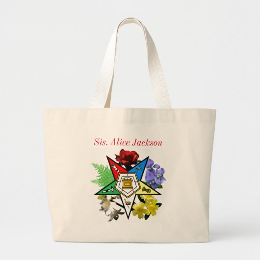 Aangepaste OES Grote Tote Bag (Voorkant)