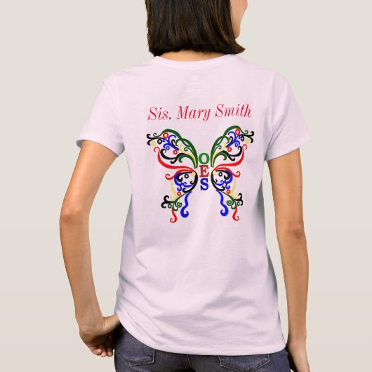 Aangepaste OES T-shirt (Achterkant)