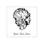 Aangepaste oester Rubber Stempel (Afrduk)