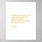 Aangepaste offerte afdrukken Gouden folie offerte Folie Afdrukken (Voorkant)