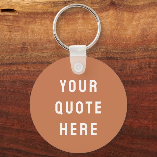 Aangepaste offerte Cadeau Terracotta gepersonalise Sleutelhanger (Voorkant)