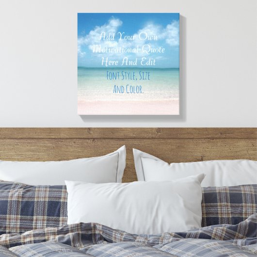 Aangepaste offerte canvas afdruk (Insitu (Slaapkamer))