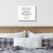 Aangepaste offerte canvas afdruk (Insitu (Slaapkamer))