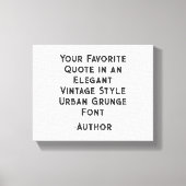 Aangepaste offerte canvas afdruk (Voorkant)