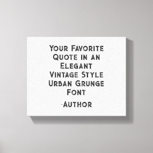Aangepaste offerte canvas afdruk (Voorkant)