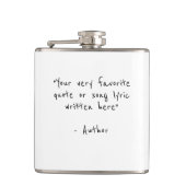 Aangepaste offerte - creëer uw eigen Hip Heupfles (Voorkant)