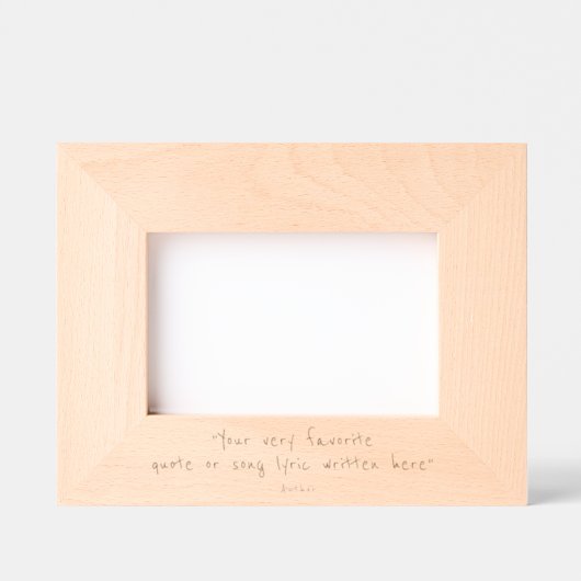 Aangepaste offerte - creëer uw eigen minimalist gegraveerde lijstjes (Voorkant)