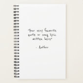 Aangepaste offerte - creëer uw eigen minimalist planner (Voorkant)