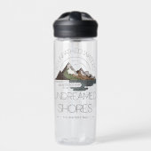 Aangepaste offerte Eenvoudige Explorer Inspirerend Waterfles (Voorkant)