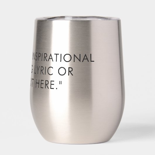 Aangepaste offerte Gepersonaliseerde Thermische Wi (Achterkant)