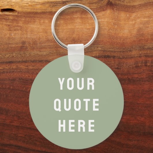 Aangepaste offerte Hier Gift Sage gepersonaliseerd Sleutelhanger (Voorkant)
