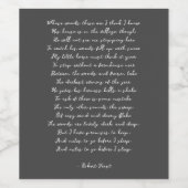 Aangepaste offerte, huwelijksgelofte, gedicht wijn etiket (Enkel label)