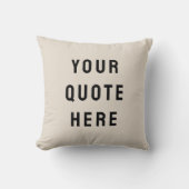 Aangepaste offerte kwekerij gepersonaliseerde uw o kussen (Voorkant)