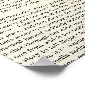 Aangepaste offerte, literair Poster, aangepast Poster (Hoek)