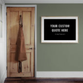 Aangepaste offerte of Gezegde Beste Vriend Gift Zw Poster