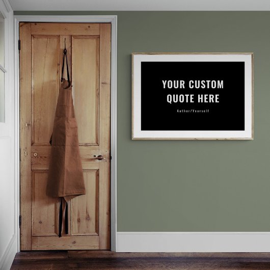 Aangepaste offerte of Gezegde Beste Vriend Gift Zw Poster