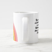  aangepaste offerte regenboog grote koffiekop (Achterkant)