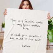 Aangepaste offerte Sherpa deken - creëer uw eigen