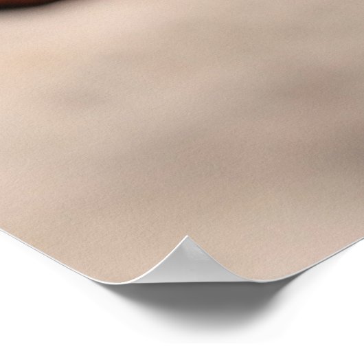 Aangepaste offerte Surfer Gift Vakantie Strand Kus Poster (Hoek)