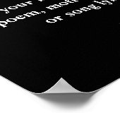 Aangepaste offerte teken, Creëer uw eigen offerte  Poster (Hoek)