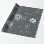 Aangepaste offerte Typografie cadeau Cadeaupapier (Uitgerold)