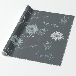 Aangepaste offerte Typografie cadeau Cadeaupapier