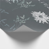 Aangepaste offerte Typografie cadeau Cadeaupapier (Hoek)