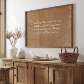 Aangepaste offerte Upload uw eigen woorden Abstrac Poster